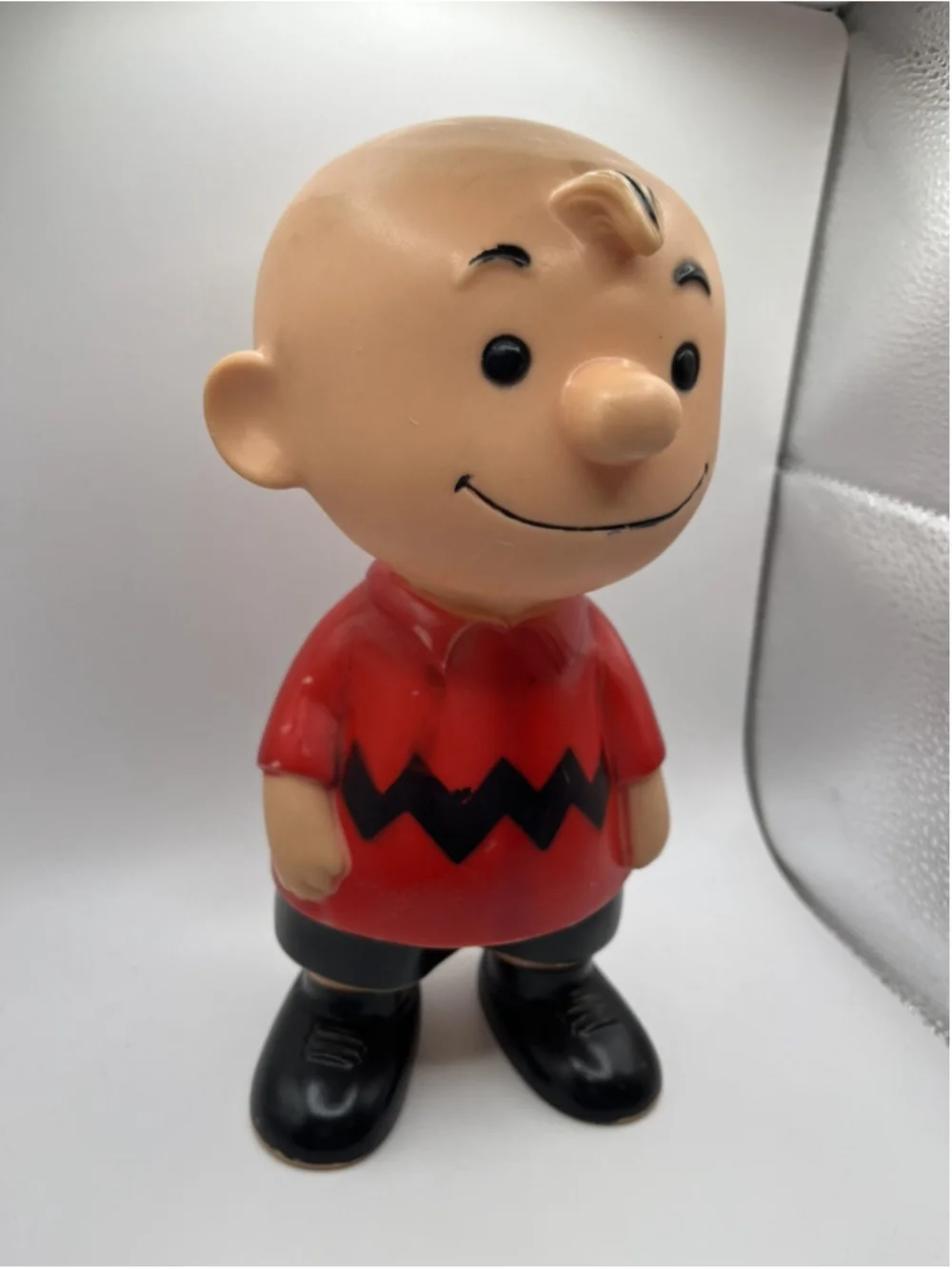 50s Rare Hungerford Charlie Brown Soft Vinyl Doll 9 INCHES ,Hungerford VintagE